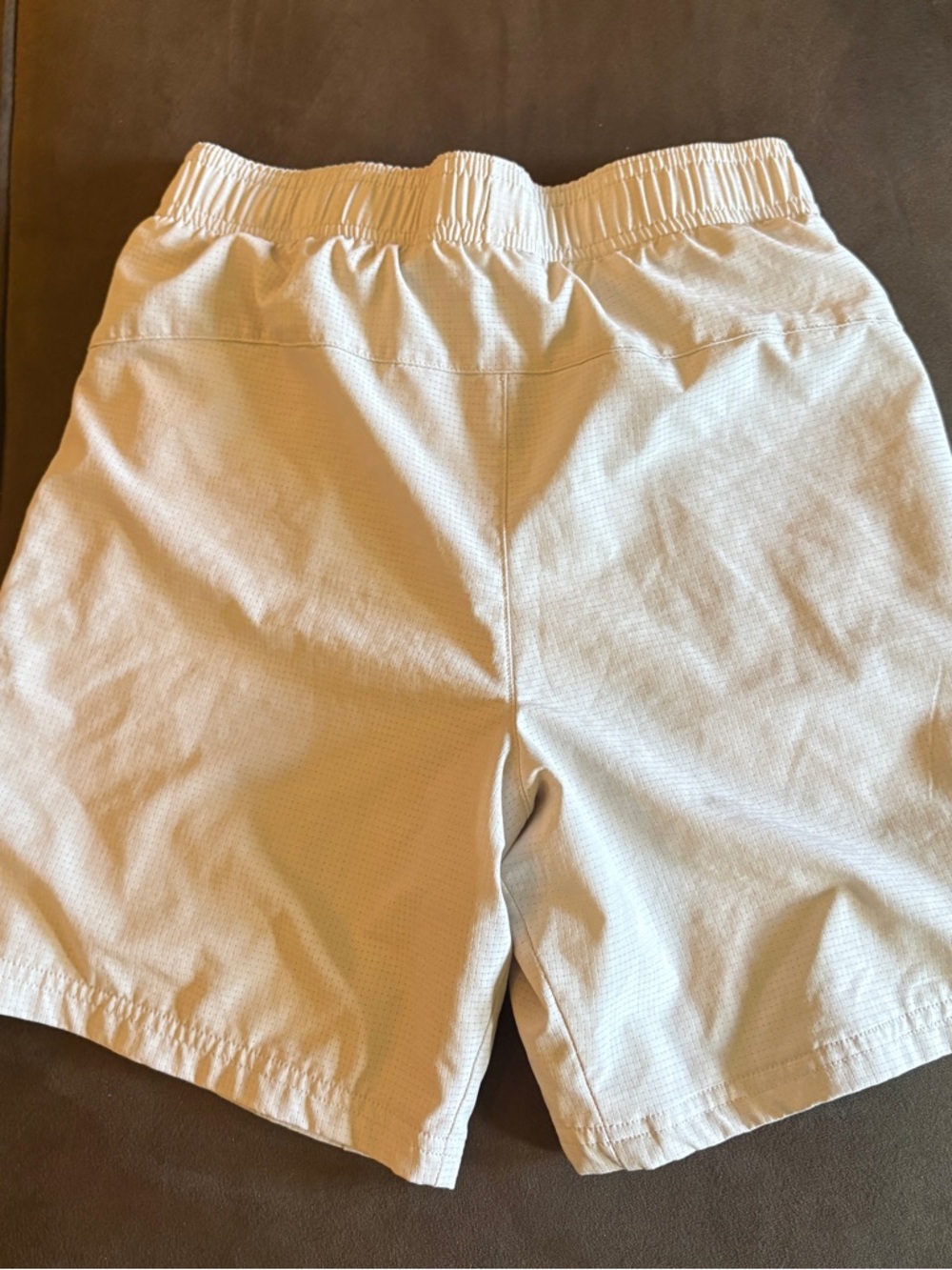 Boy’s All In Motion tech net Cream Shorts